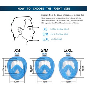 Máscara de Snorkel de Buceo