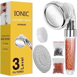 Magichome Alcachofa de Ducha Ionica de Alta Presiòn, 3 Modos