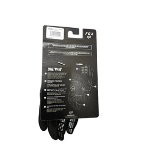 Fox Racing Guantes DIRTPAW - CE, Negro Blanco, YL