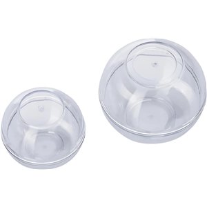 Dos Bolas de retención de frescura, Apilables, Tamaños: ø 7cm + ø 9cm, Juego de 2, De plástico