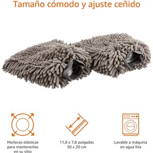 Amazon Basics Manoplas de secado lavado de coches