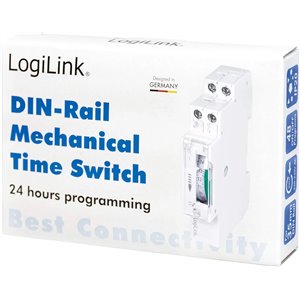 LogiLink ET0009 ET0009-DIN-RAIL - Temporizador con Temporizador mecánico