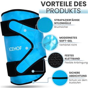 CEHOF Rodillera de refrigeración para rodilla