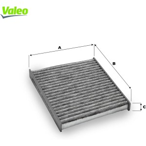 VALEO 698801 Filtro aire habitáculo PROTECT Filtro antipolen con carbón activado