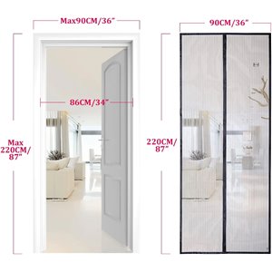 Mosquitera magnética puerta de Apalus.90 x 220 cm,