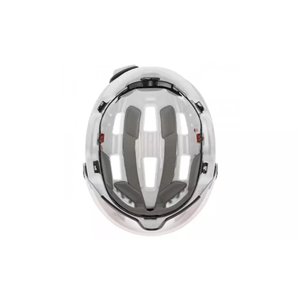 Casco de ciclista Uvex Rush Visor ,  Papyrus-grey matt . 55-58 CM