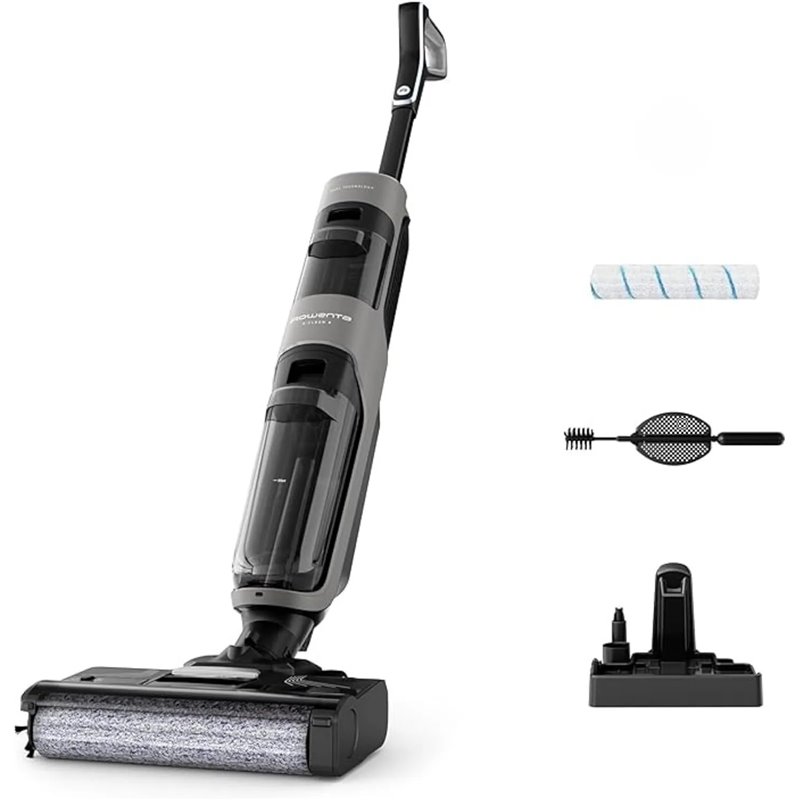 Rowenta X-Clean 4, Fregona Eléctrica Sin Cable, 2 en 1