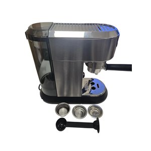 De'Longhi Dedica - Cafetera de Bomba de Acero Inoxidable para Café Molido o Monodosis