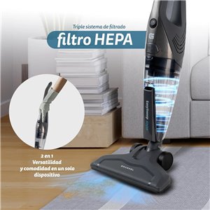 Grunkel Aspiradora Escoba Vertical con Cable ASP con Filtro HEPA Lavable