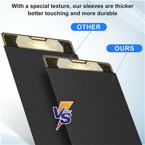 Fundas negras para tarjetas MTG, paquete de 300 fundas