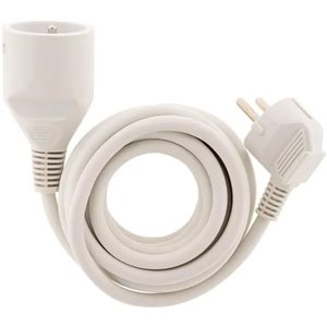 Alargador 16A 2P+T HO5VV-F 3G1.5mm² Blanco 10m