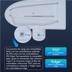 Wigearss PS5 Slim Soporte Vertical Ventiladores de