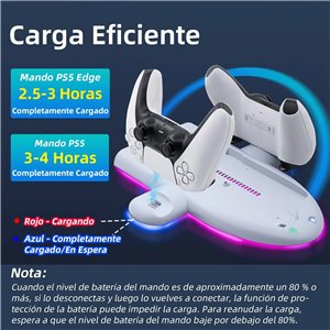 Wigearss PS5 Slim Soporte Vertical Ventiladores de