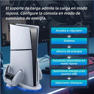 Wigearss PS5 Slim Soporte Vertical Ventiladores de