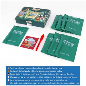 Boligrafo Tinta Invisible y Libreta Animales