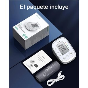 AILE Tensiómetro de Brazo Digital, Medidor Tension Arterial, Monitor De Presión Del Brazalete Tensiómetro 22cm-42cm
