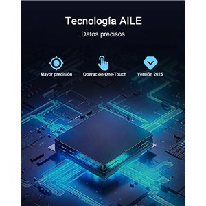 AILE Tensiómetro de Brazo Digital, Medidor Tension Arterial, Monitor De Presión Del Brazalete Tensiómetro 22cm-42cm