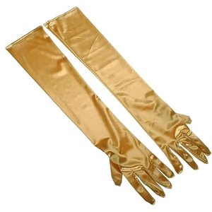 Guantes largos Talla Unica Dorados