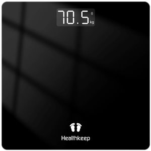 Báscula de baño digital con pantalla LED,