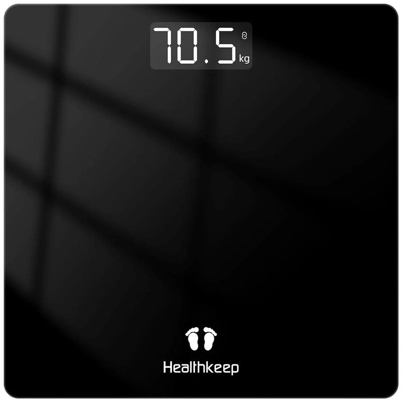 Báscula de baño digital con pantalla LED,