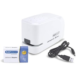 Rapesco 1453 626EL Grapadora Automática USB/Batería