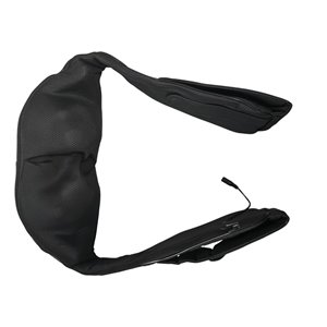 Masajeador eléctrico Shiatsu para espalda, cuello, hombros y cuerpo, con calefacción infrarroja, para coche y hogar