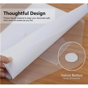 10 Paquetes de Carpetas A4 Plástico