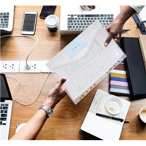 10 Paquetes de Carpetas A4 Plástico