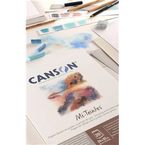 Canson Mi-Teintes 60% Abeja 160 g Bloc Encolado 24