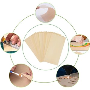 Leiptes 15 Piezas Madera Contrachapada 200 x 100 x