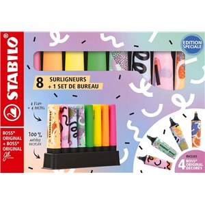 STABILO Resaltador BOSS ORIGINAL Set de 8 Resaltadores