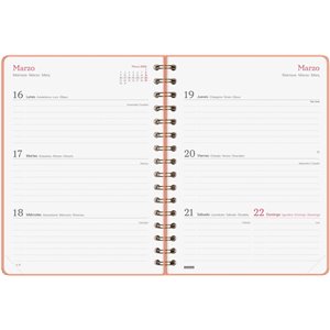 Finocam - Agenda Espiral 2026 Semana Vista Horizontal