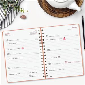 Finocam - Agenda Espiral 2026 Semana Vista Horizontal