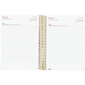 Finocam - Agenda Espiral 2026 1 día por página