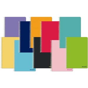 Liderpapel Cuaderno espiral liderpapel Pack 4