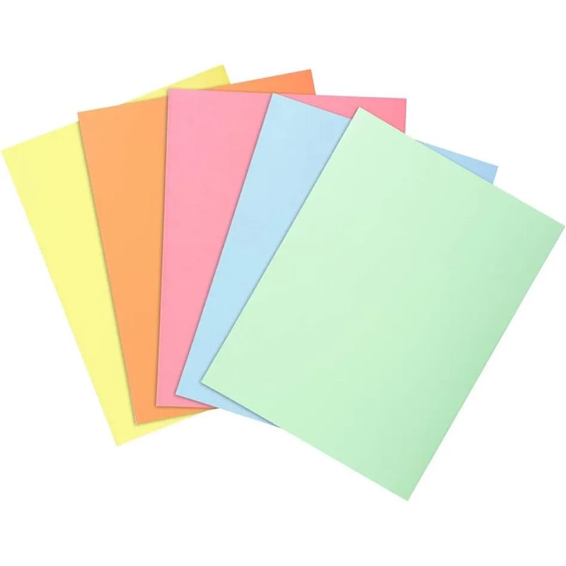 Exacompta 850100E - Lote de 100 Subcarpetas Super 60, Colores Surtidos