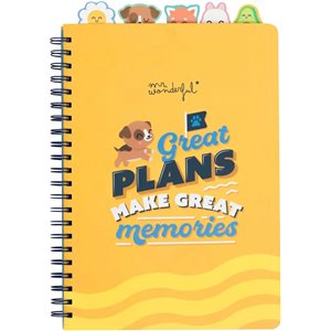Mr. Wonderful - Libreta A4 con pestañas