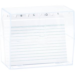 K3T Fichero DIN A6 con registro y 20 fichas a raya