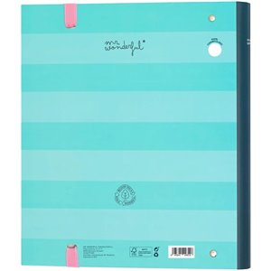 Mr. Wonderful - Carpeta con anillas y folios Wonder - Soñando y creando