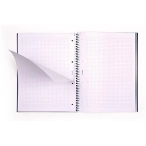 MILAN® Cuaderno A4 con tapa dura, cuadrícula 5x5mm