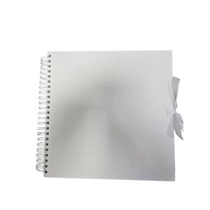 Papermania Álbum de recortes, blanco, 30,5 x 30,5 cm, 40 hojas