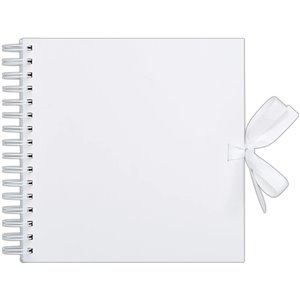 Papermania Álbum de recortes, blanco, 30,5 x 30,5 cm, 40 hojas