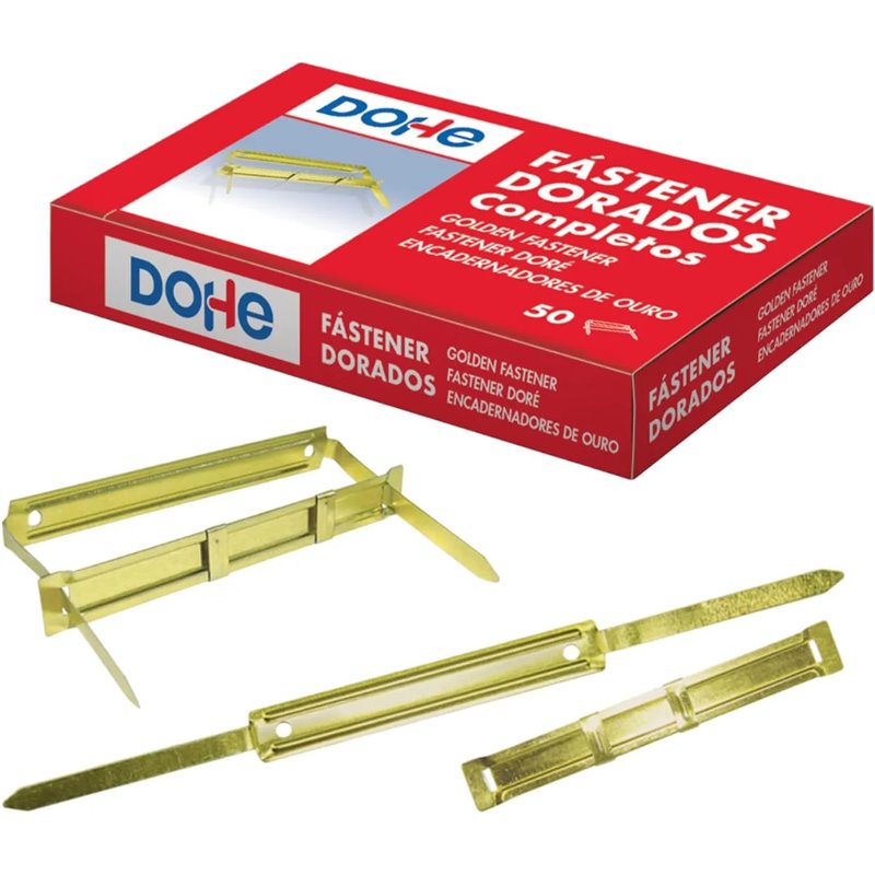 Dohe - Fasteners Metálicos Dorados para Encuaderna