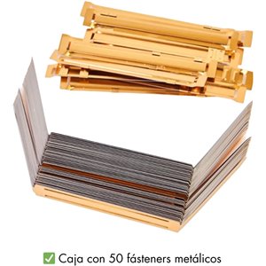 Dohe - Fasteners Metálicos Dorados para Encuaderna