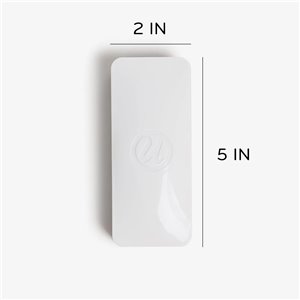 U Brands Borrador magnético de fieltro de borrado en seco, 5 x 12,7 x 2,5 cm