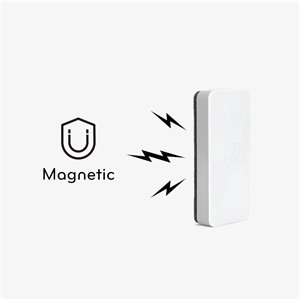 U Brands Borrador magnético de fieltro de borrado en seco, 5 x 12,7 x 2,5 cm