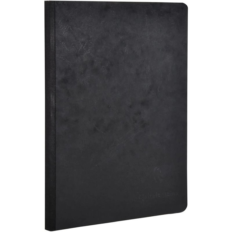 Clairefontaine 795421C - Cuaderno con reverso de tela negra