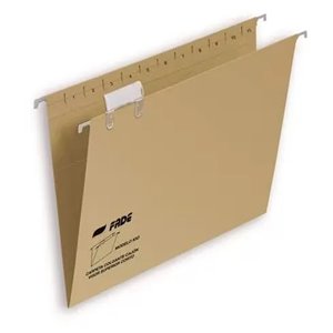 Carpetas colgantes para cajones 34,8 x 24,5 cm Folio Kraft reciclado Fade Kio 2
