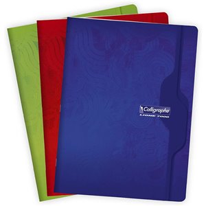 3 Cuadernos Caligrafia , cosido (gama Clairefontaine 7000) 96 páginas 24x32 cm 70g