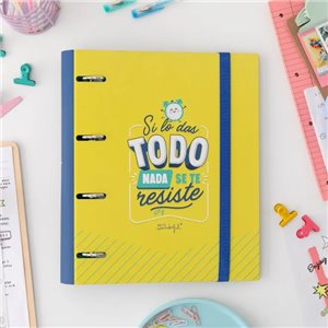 Mr Wonderful Carpeta con Anillas: Si lo das todo, nada se te resiste